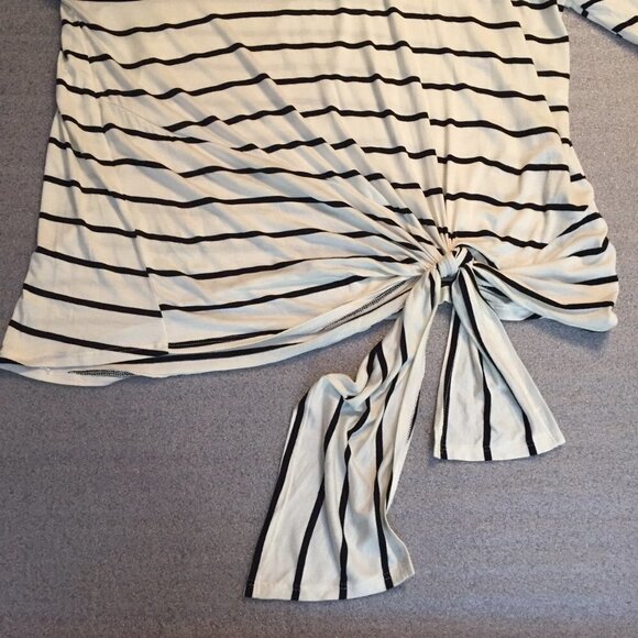 Watermelon black and white striped top size 1XL 1X - Picture 3 of 6